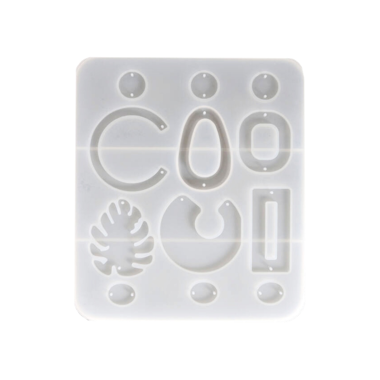 Forma profesionala din silicon transparent - cercei lungi